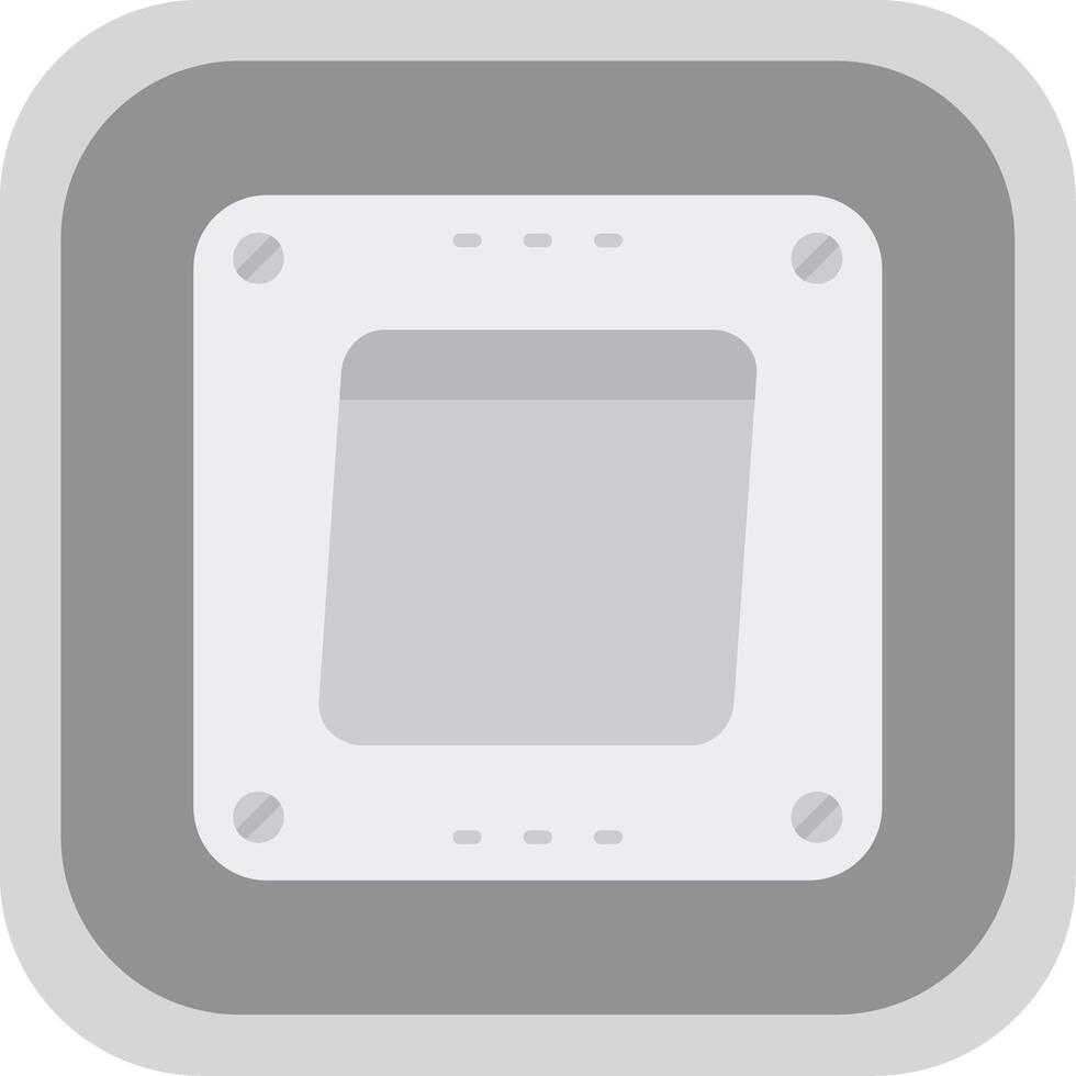 Swtich Flat Round Corner Icon vector