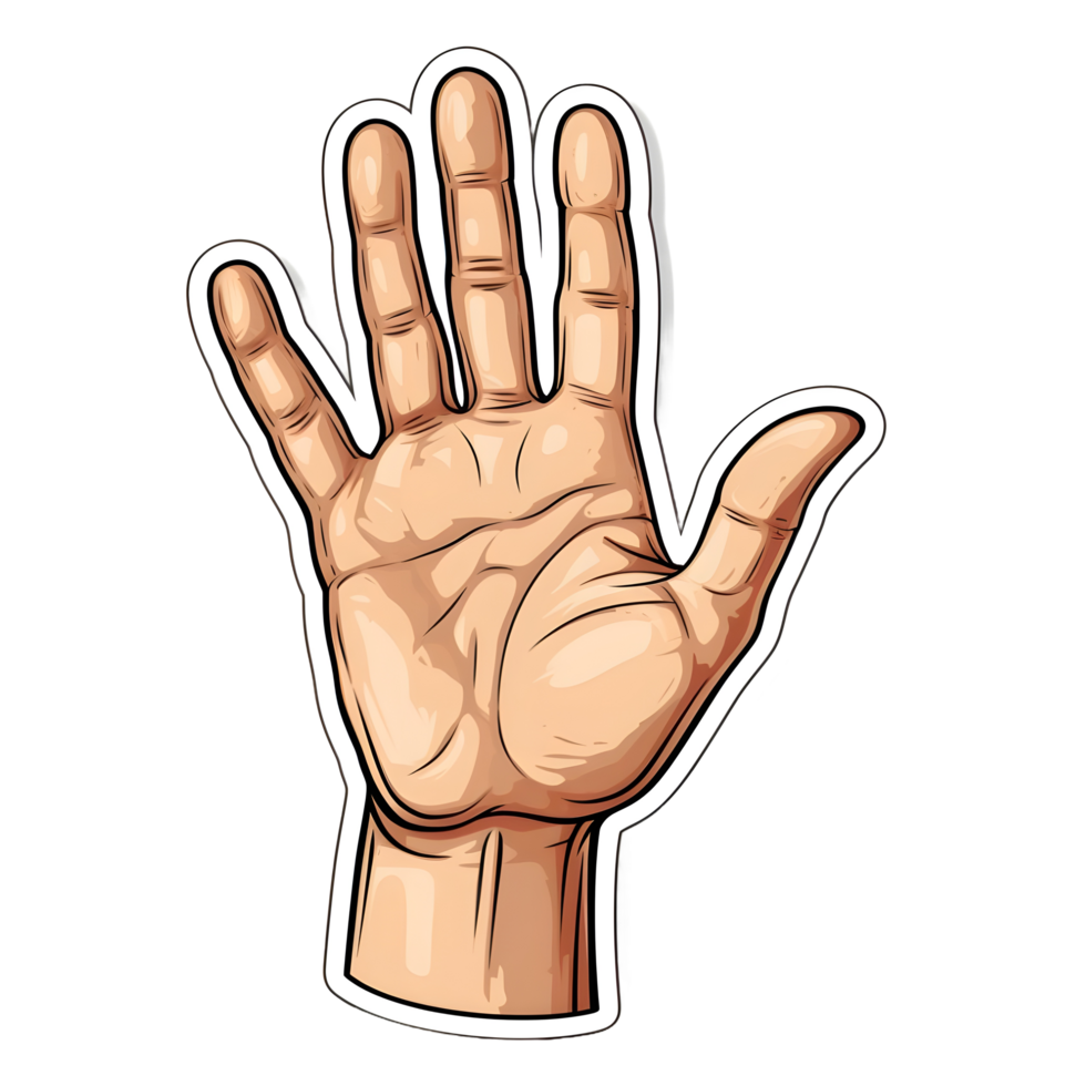 AI generated Hand gestures on transparent Background - Ai Generated png
