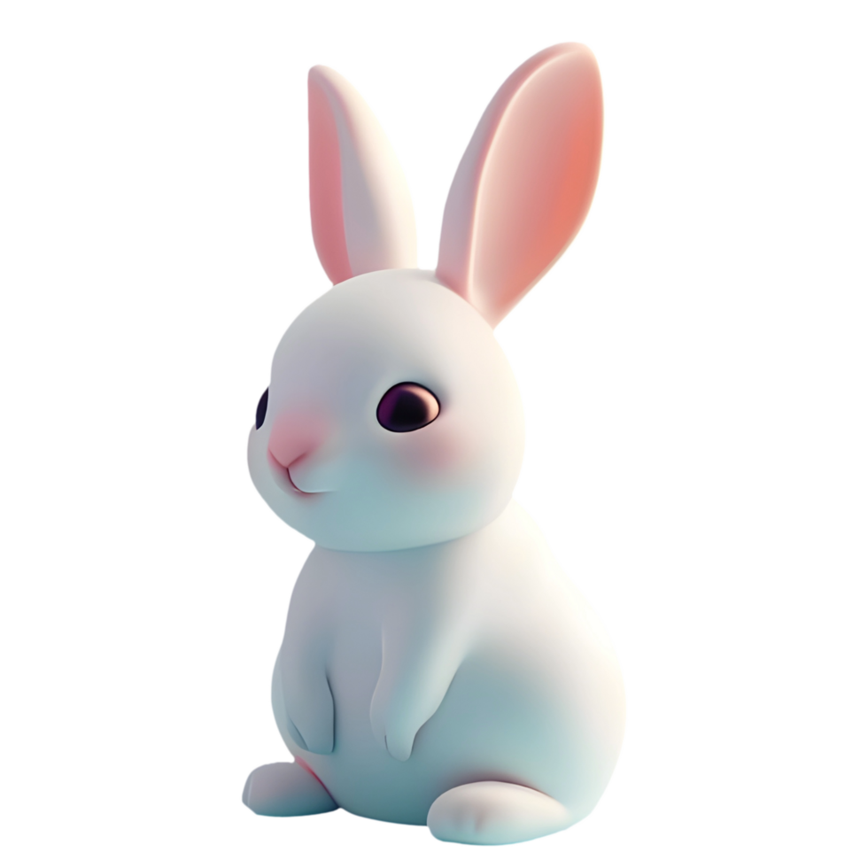 AI generated Png of Rabbit against transparent Background