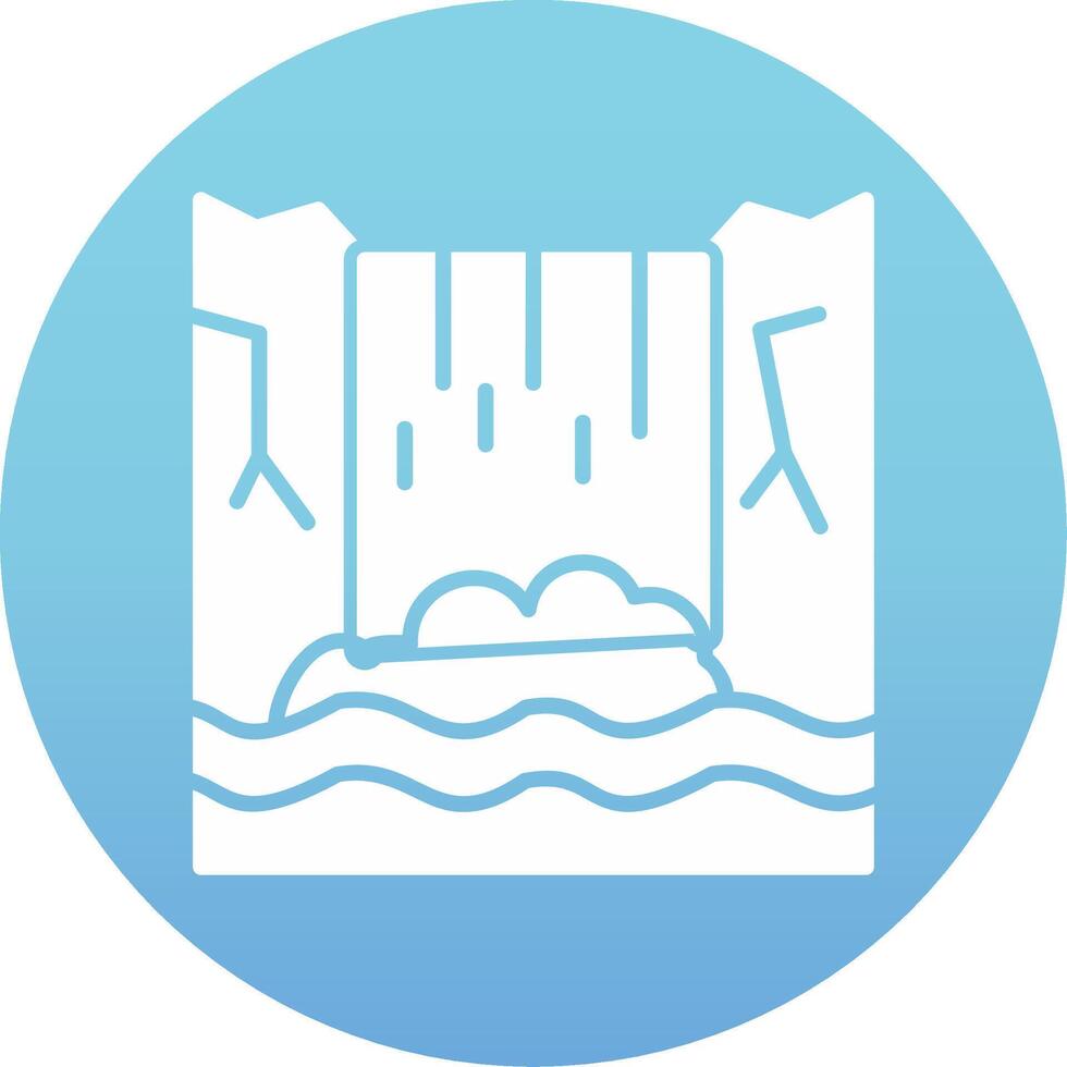 glyph gradient circle vector