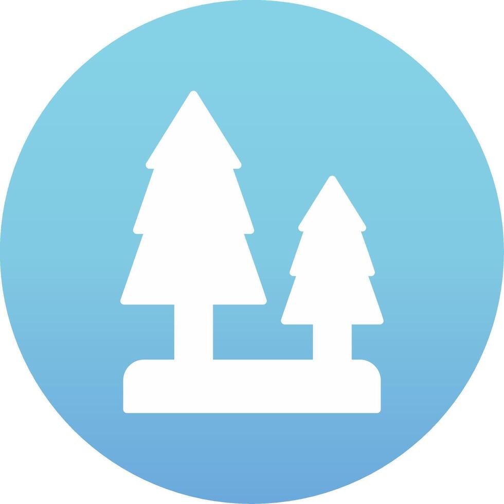 glyph gradient circle vector