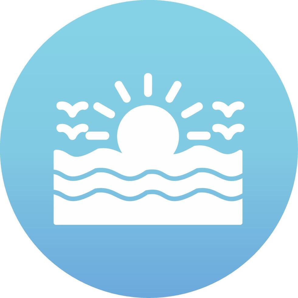 glyph gradient circle vector
