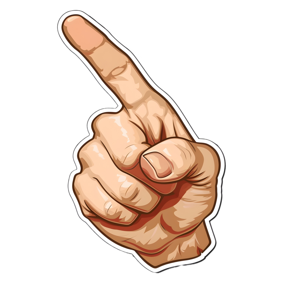 AI generated Hand gestures on transparent Background - Ai Generated png