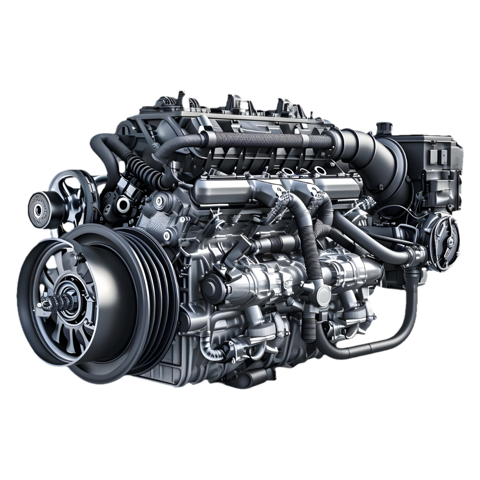 AI generated Png of Car engine against transparent Background 38777264 PNG