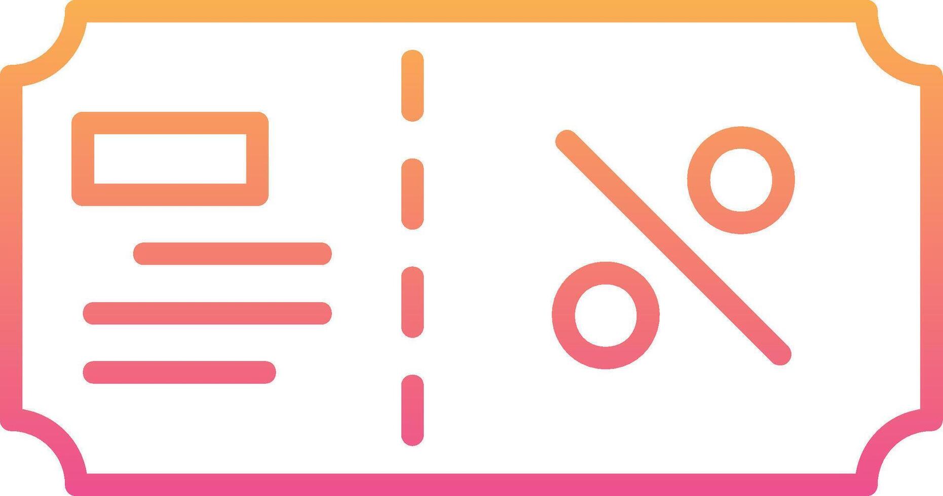 Gift Voucher Vector Icon