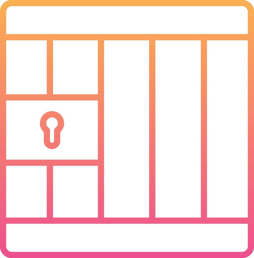 Military Jail Vector Icon