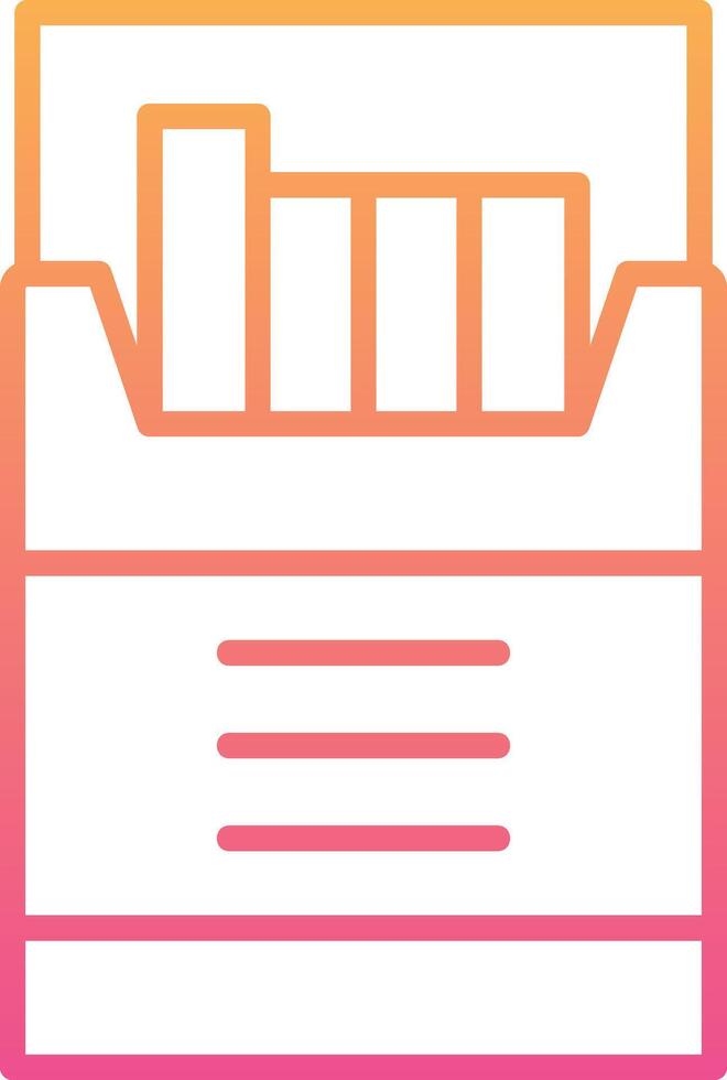 Cigarette Box Vector Icon