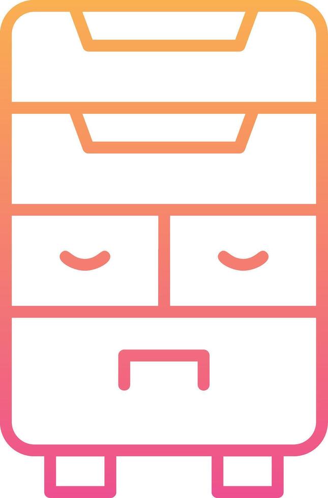 Drawers Vector Icon