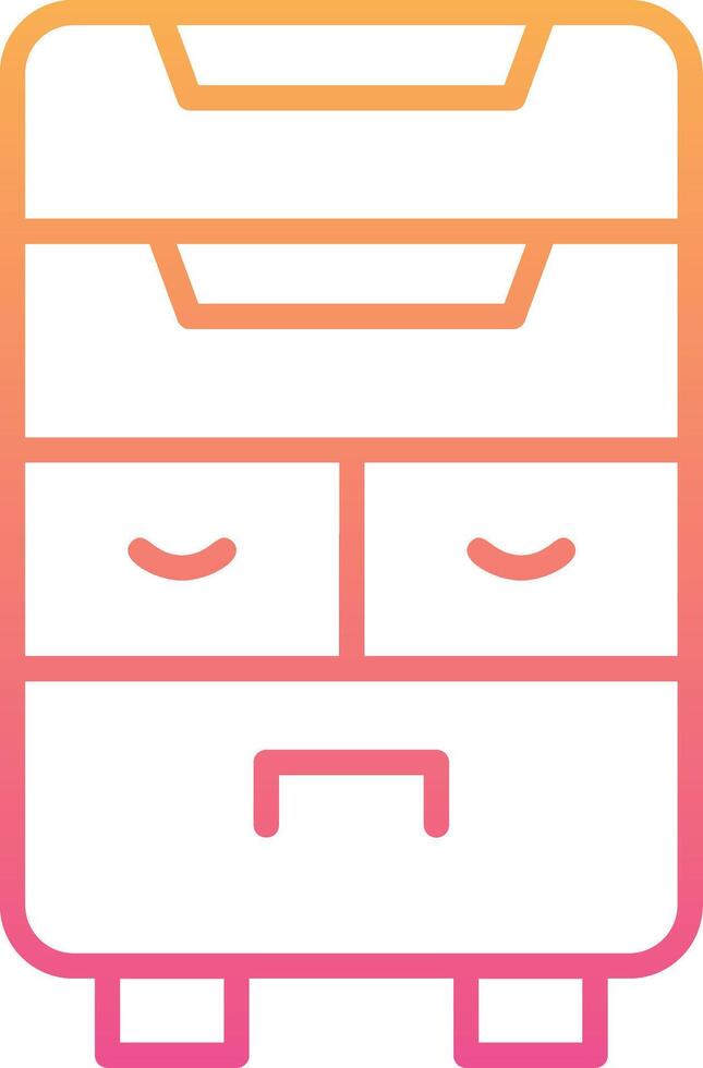 Drawers Vector Icon