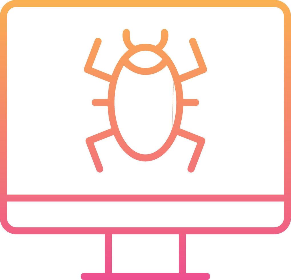 Computer Virus Vector Icon