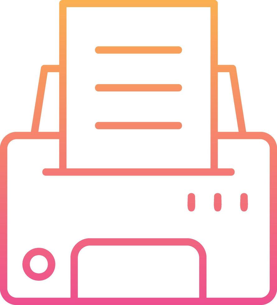 Printer Vector Icon