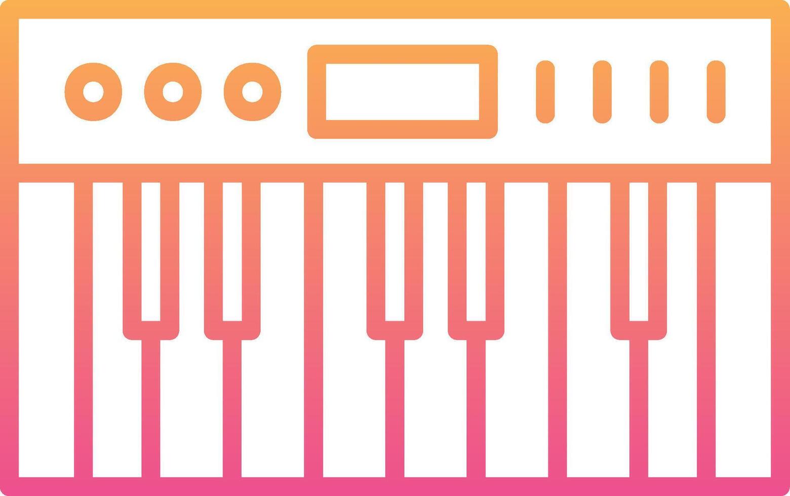 Piano Vector Icon