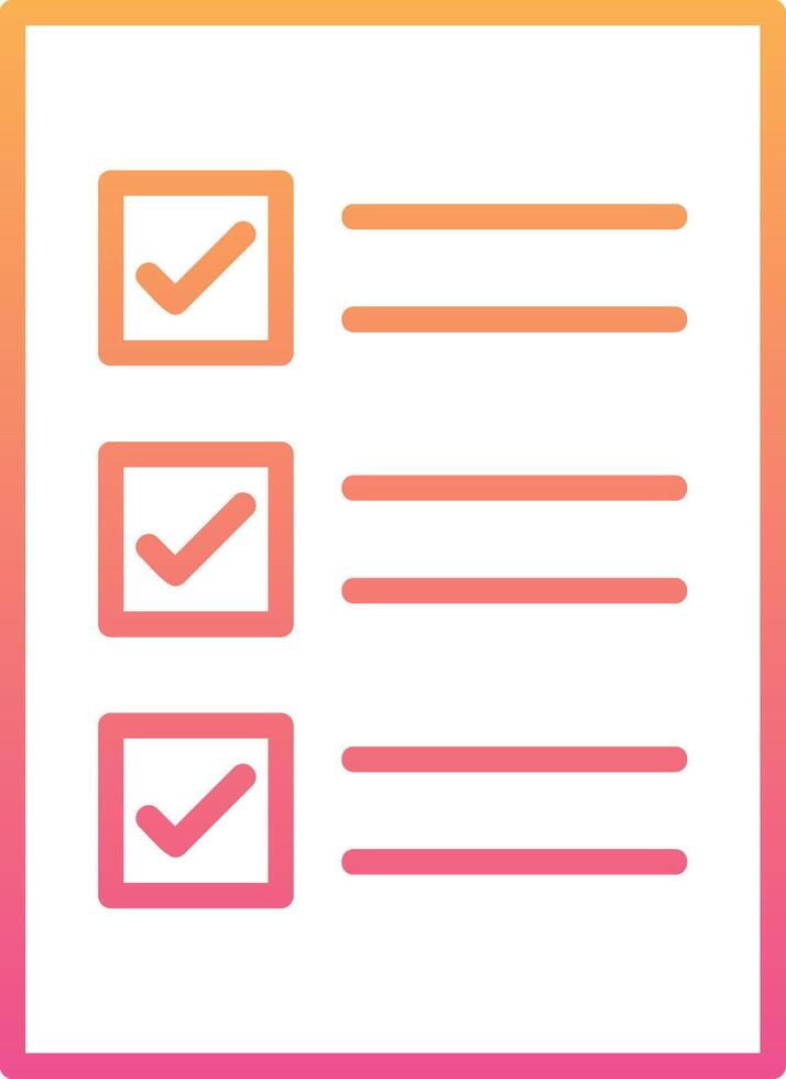 Check List Vector Icon