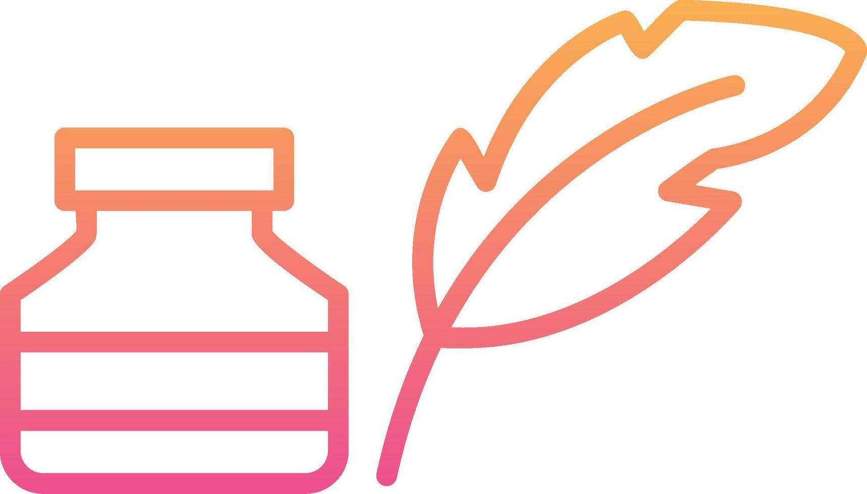Quill And Ink Vector Icon