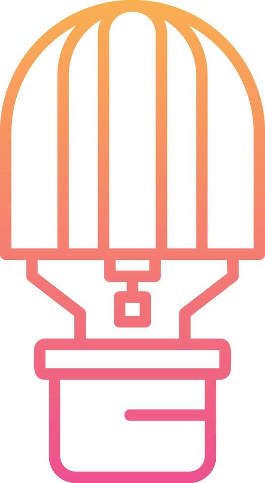 Hot Air Balloon Vector Icon