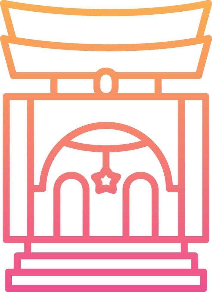 santuario vector icono