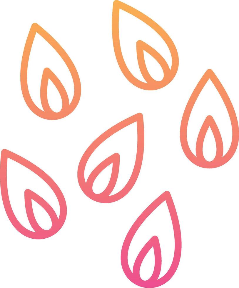 Flower Petals Vector Icon