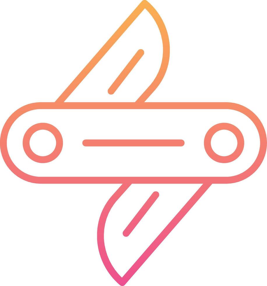 Swiss Knife Vector Icon