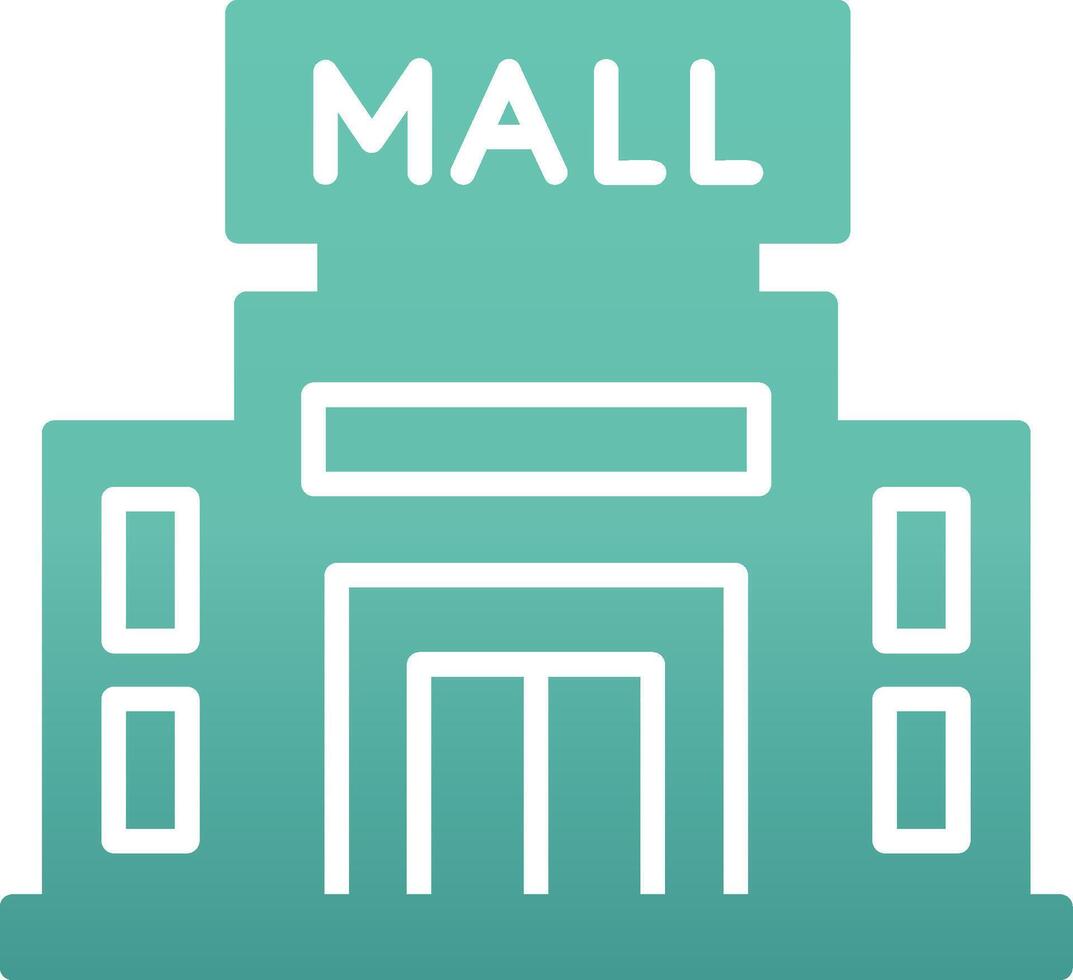 Shopping Mall Vector Icon