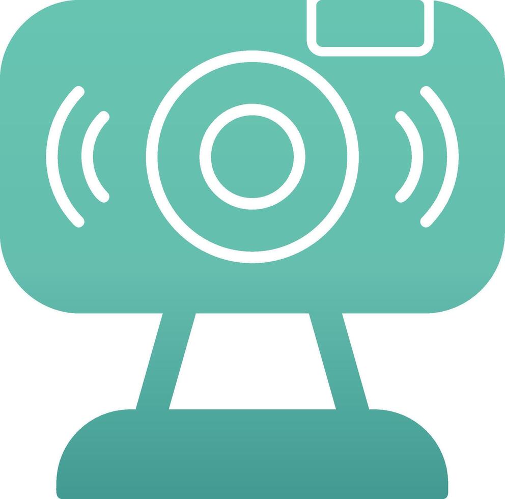 icono de vector de webcam