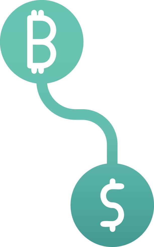 Btc conversion Vector Icon