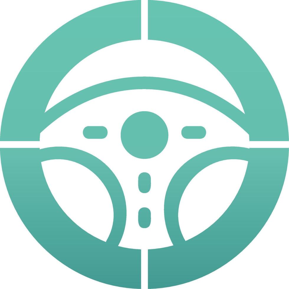 Steering Wheel Vector Icon