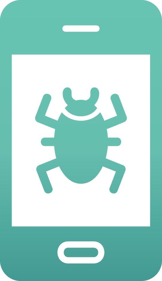 Mobile Virus Vector Icon