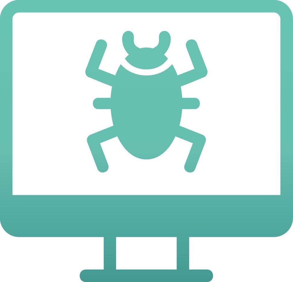 Computer Virus Vector Icon