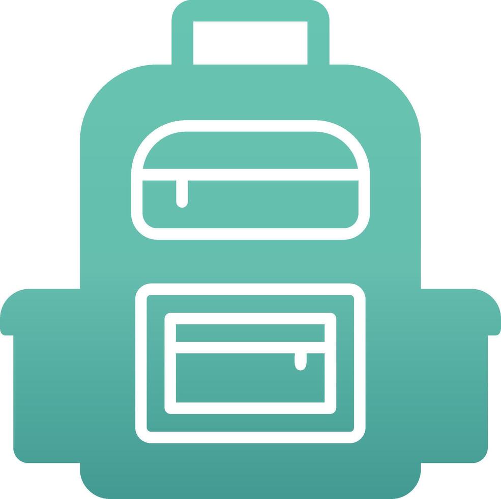 University Bag Vector Icon