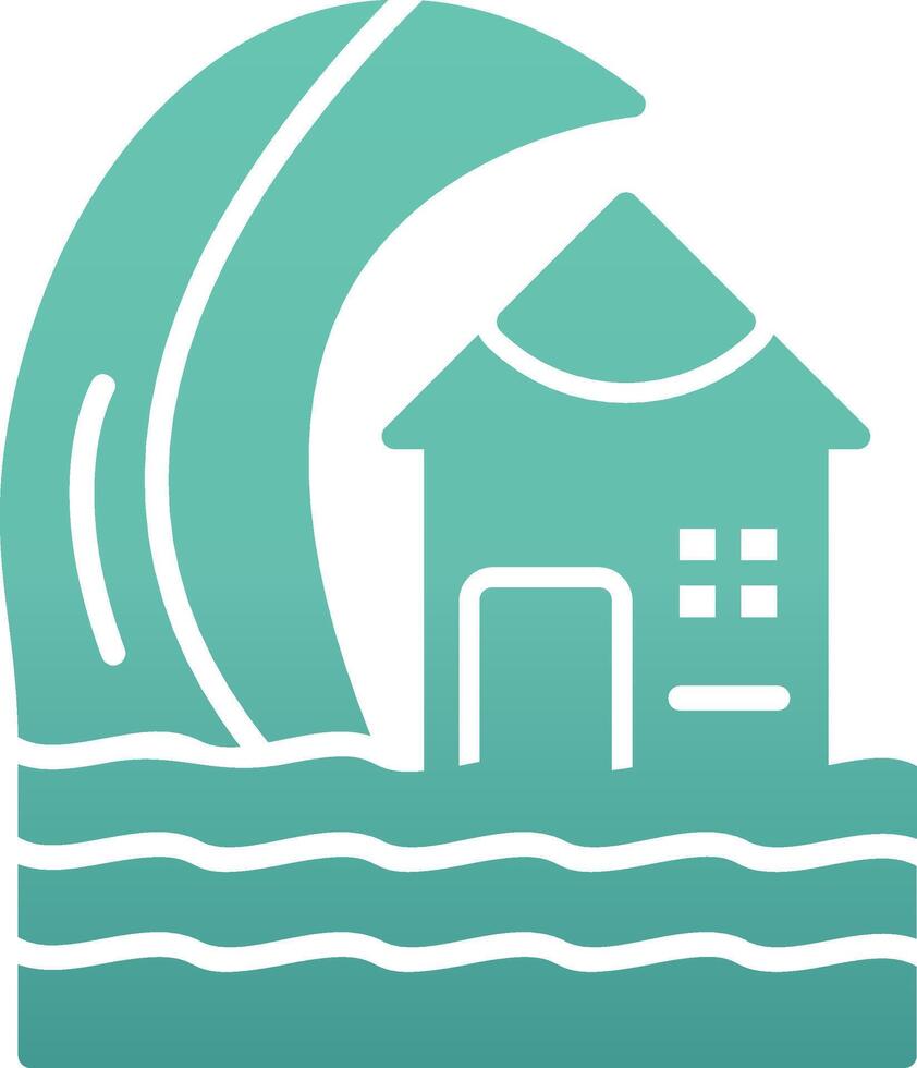Tsunami Vector Icon