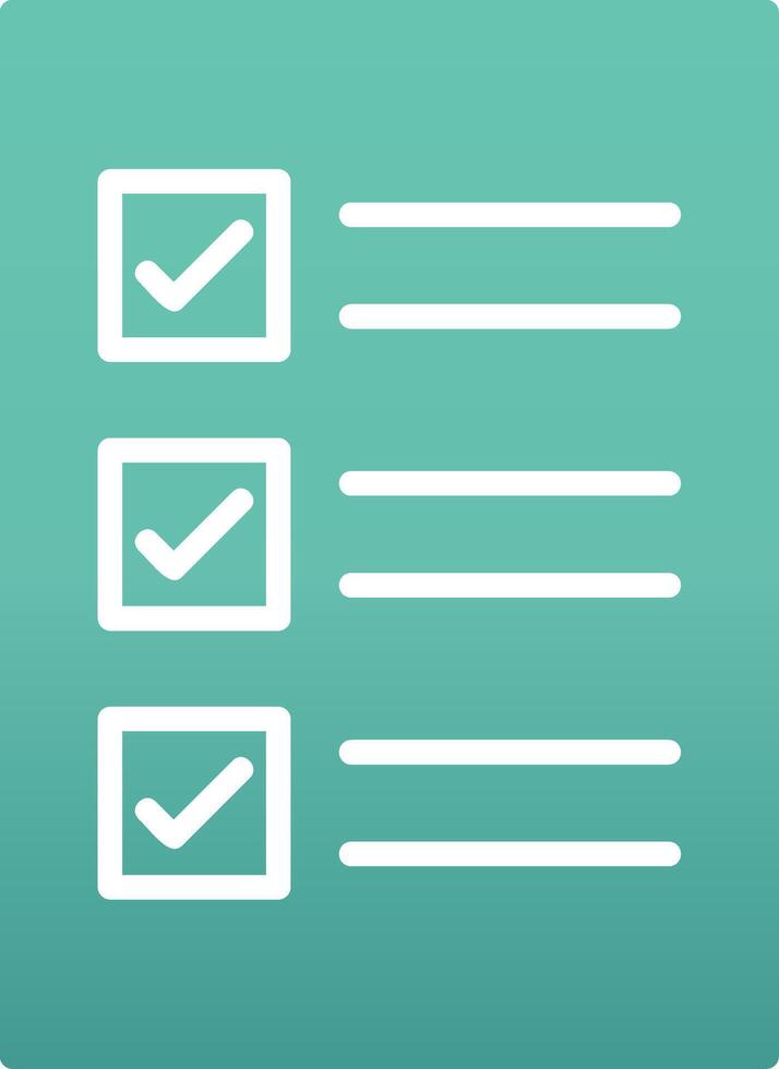 Check List Vector Icon