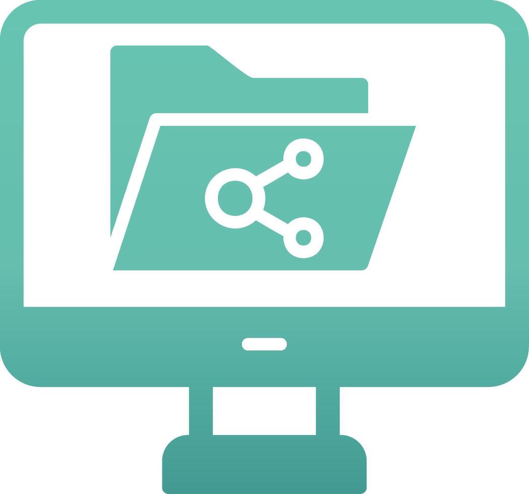 File Sharing Vector Icon