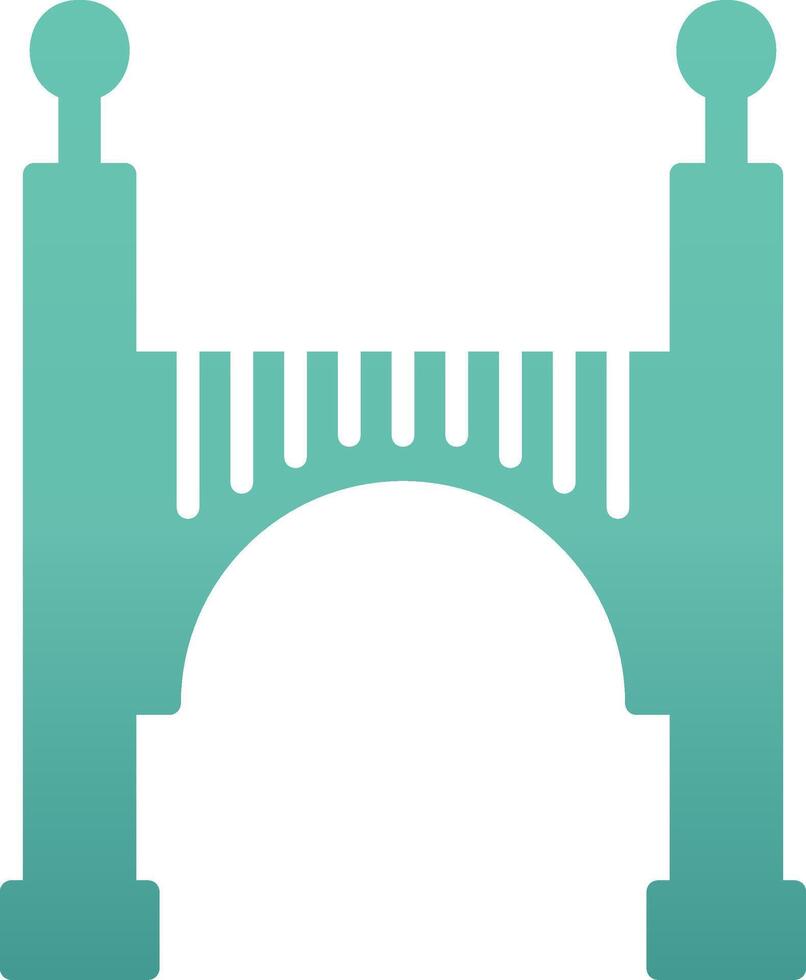 icono de vector de puente