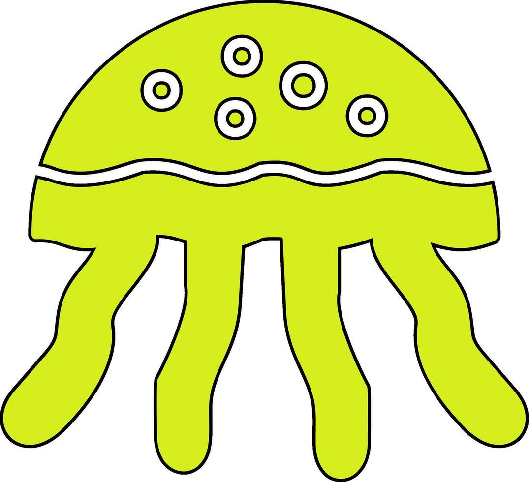 Jellyfish Vector Icon