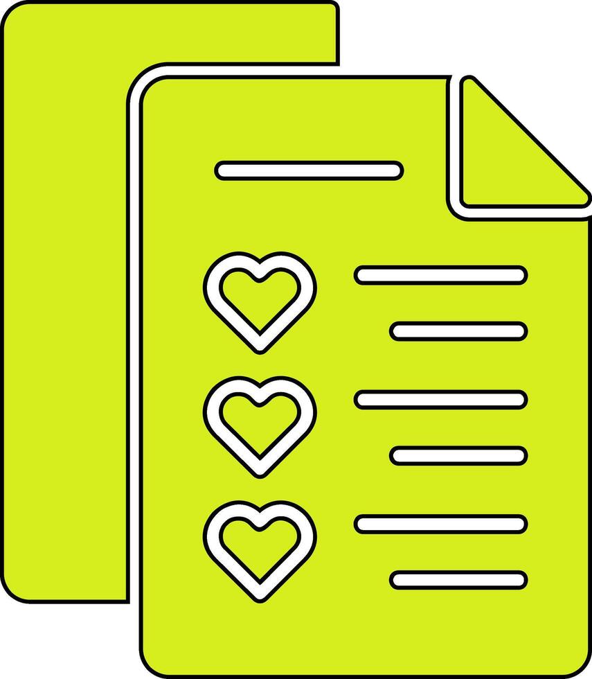 Wishlist Vector Icon