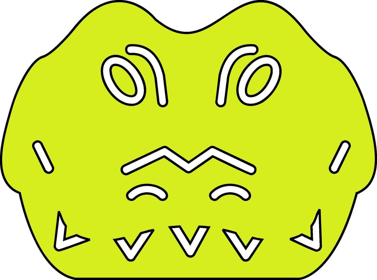 cocodrilo vector icono