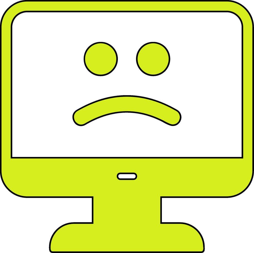 Blue Screen Vector Icon
