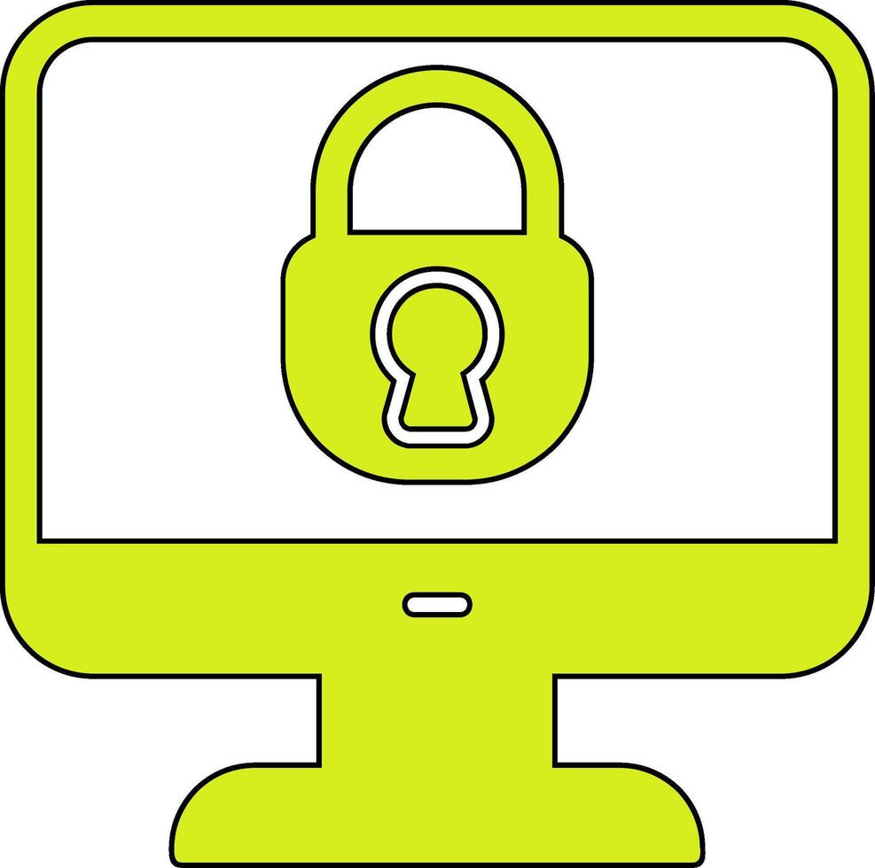 Lock Screen Vector Icon