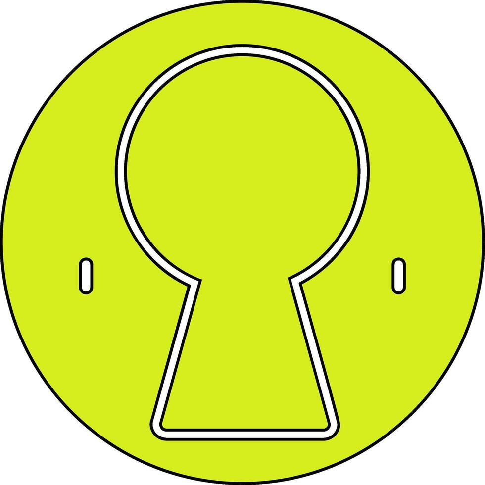 Keyhole Vector Icon