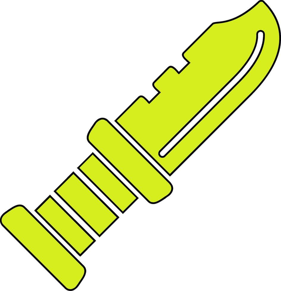 Military Knife Vector Icon