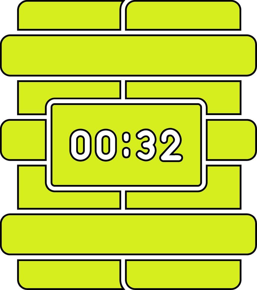 C4 Time Bomb Vector Icon