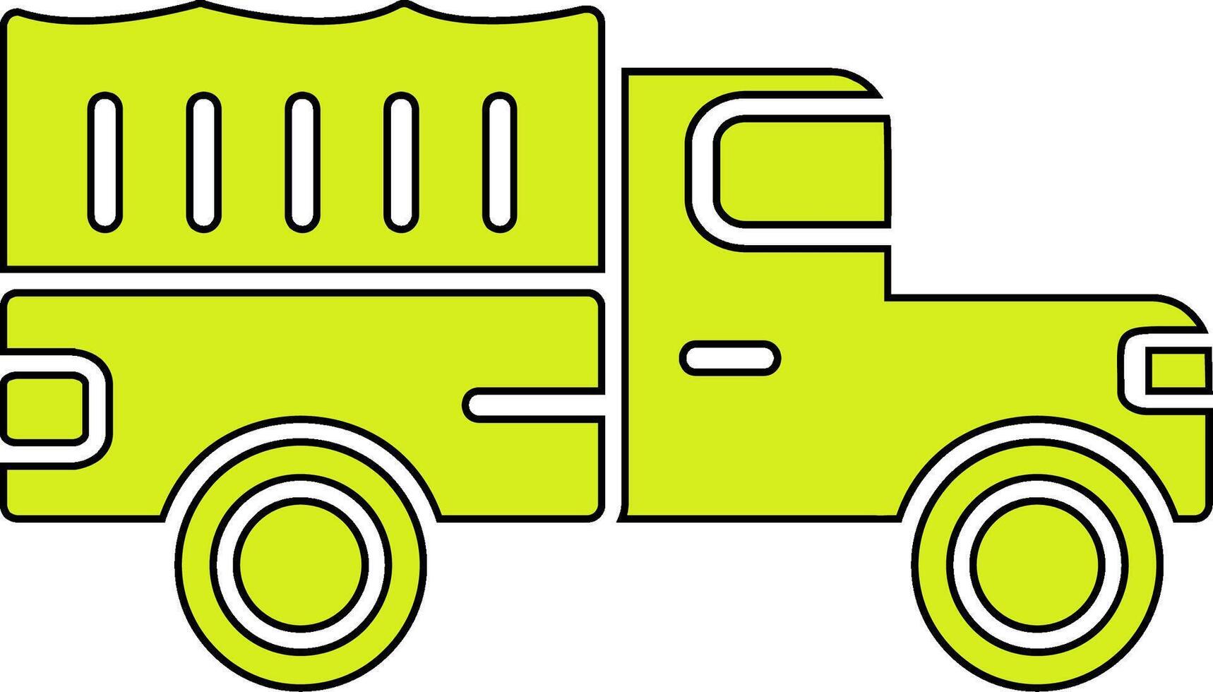 Military Truck Vector Icon