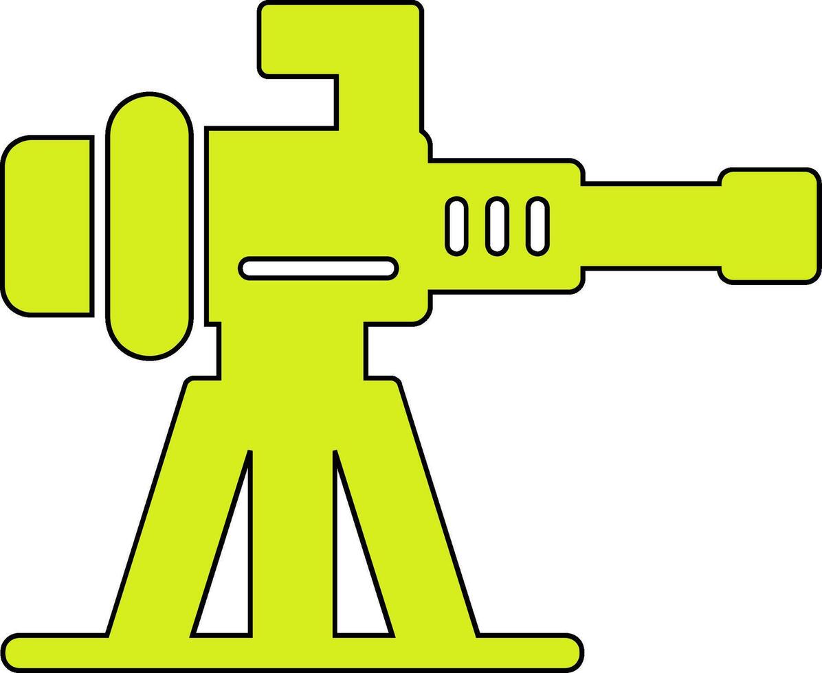 Heavy Machine gun Vector Icon