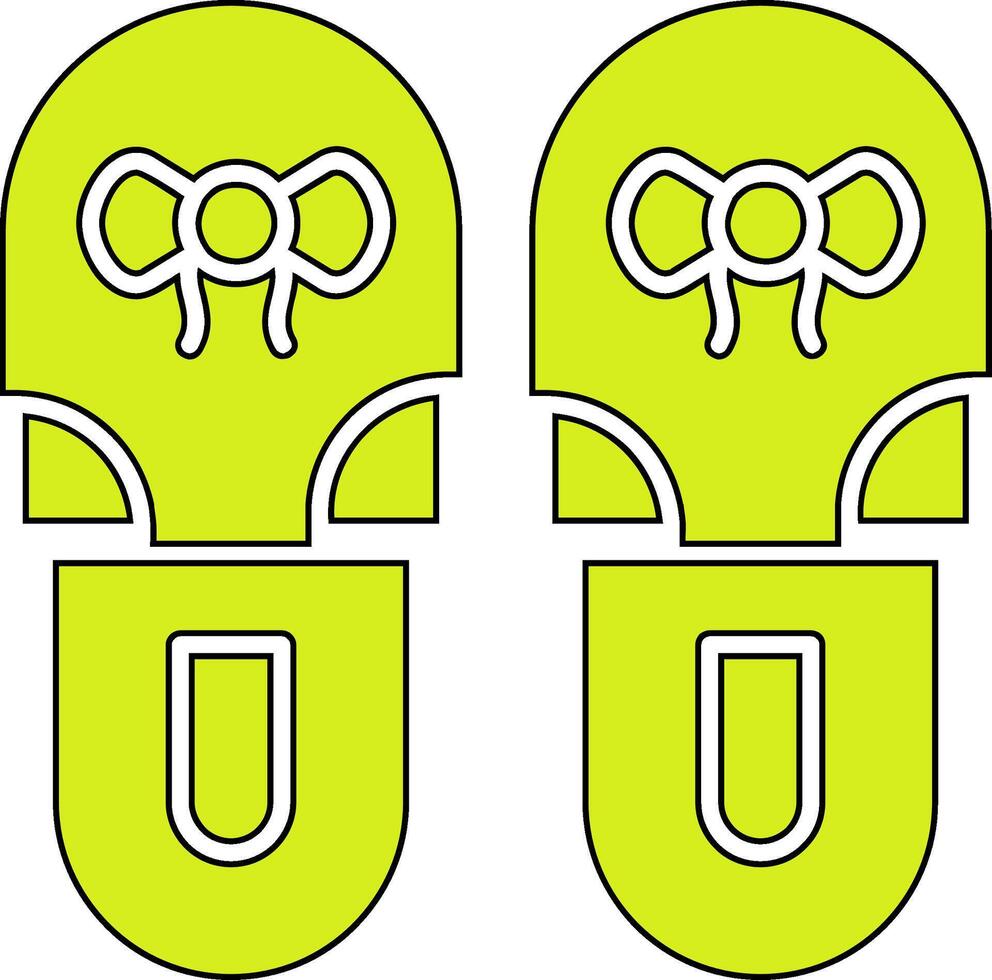 Slippers Vector Icon