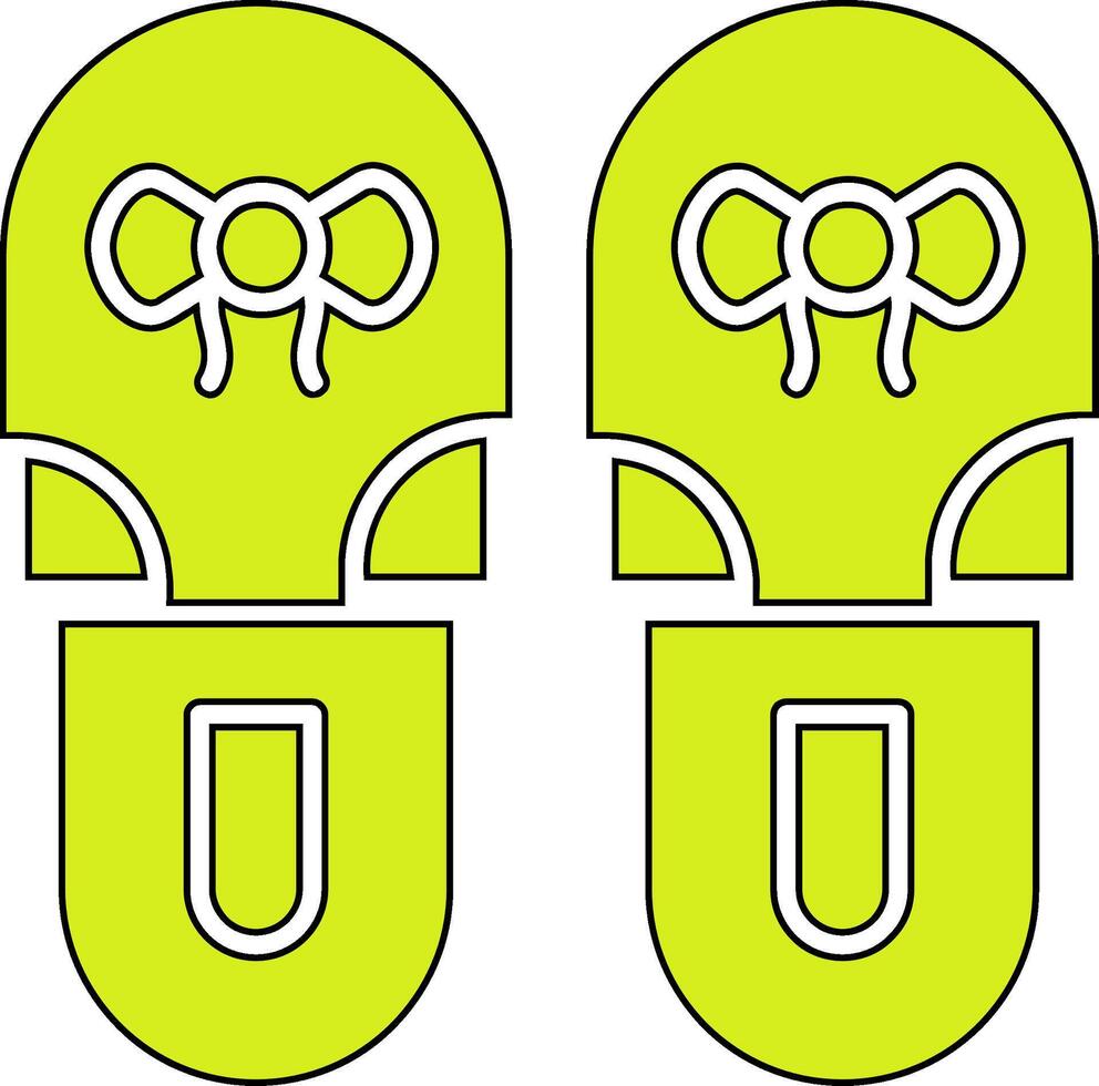 Slippers Vector Icon