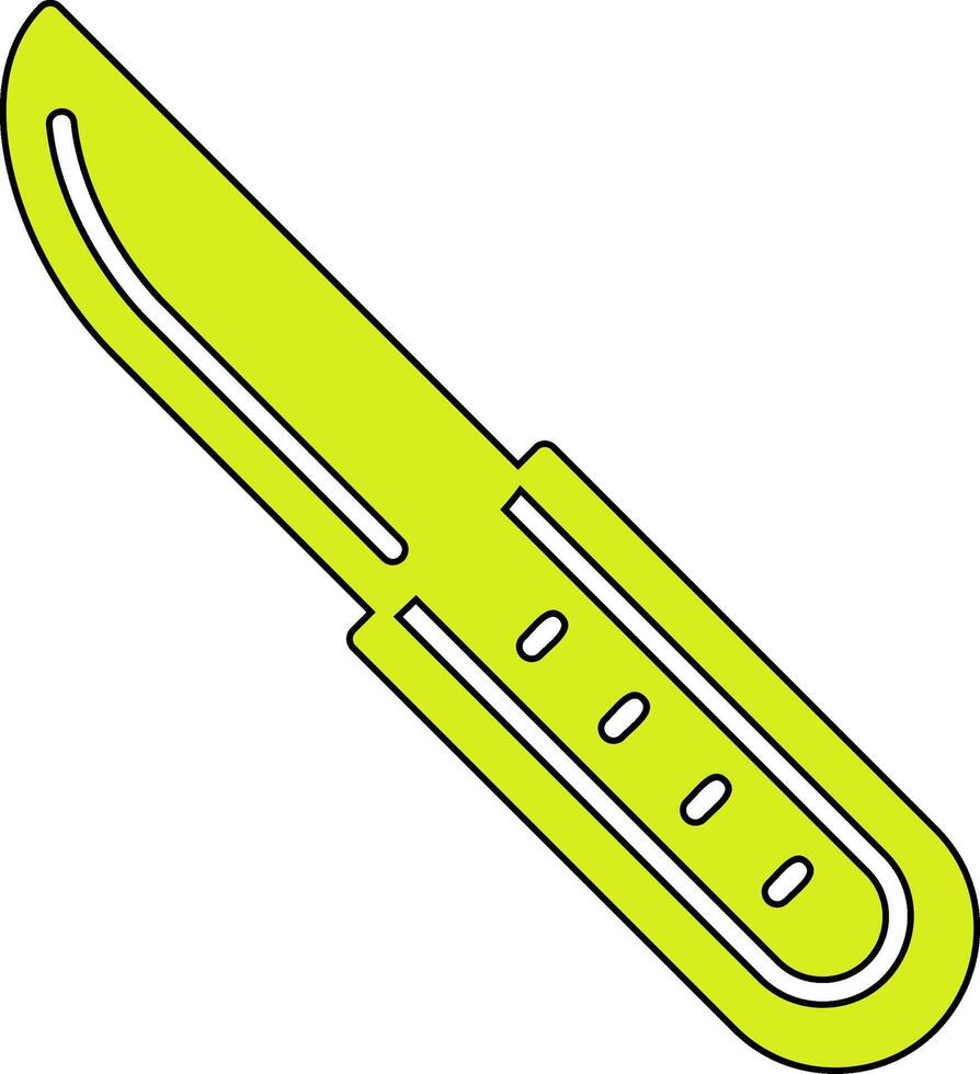 icono de vector de cuchillo