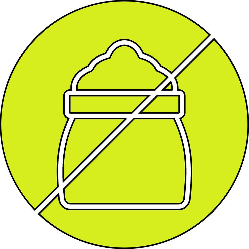 No Sugar Vector Icon