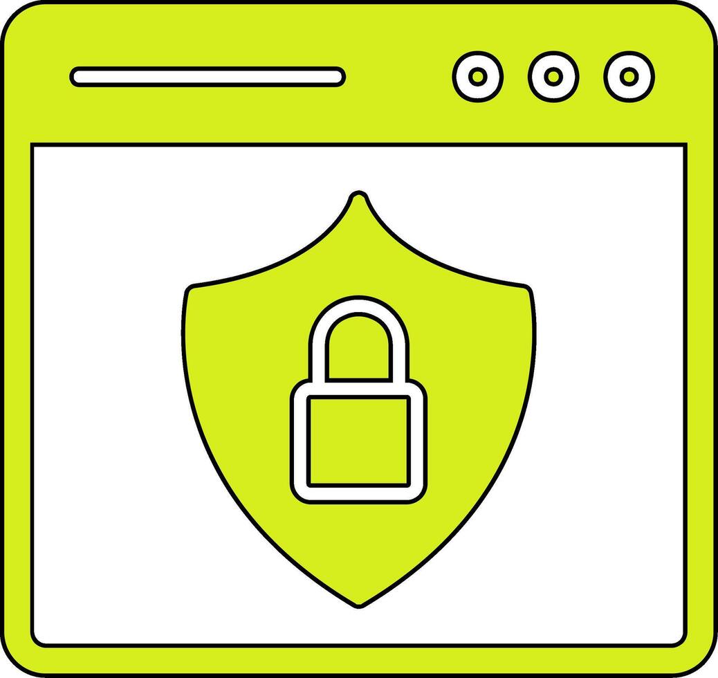 Web Security Vector Icon