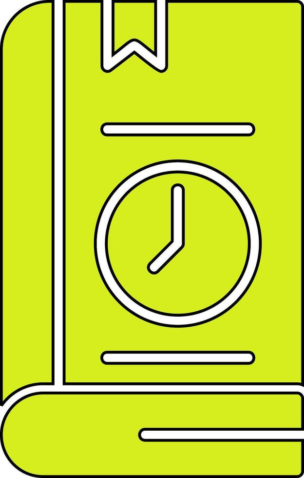 Book Time Limit Vector Icon