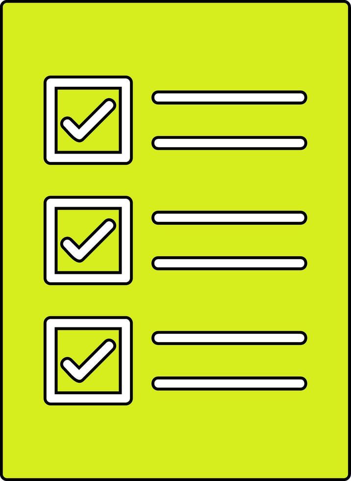 Check List Vector Icon